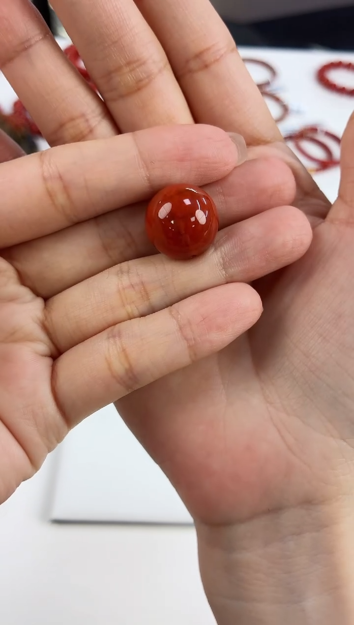 未镶嵌瓦西单珠16*南红玛瑙知****乐一个/条