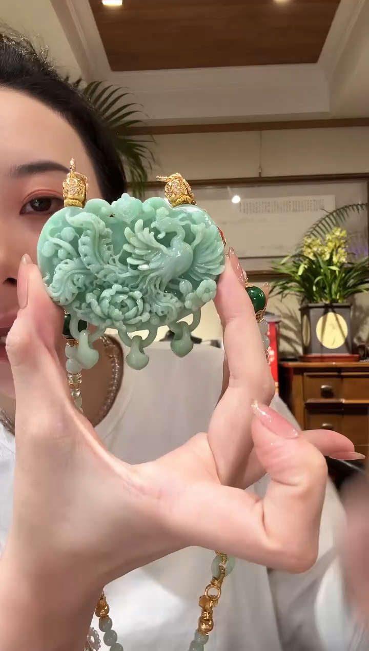 【闪购商品】翡翠颈饰未镶嵌国风
