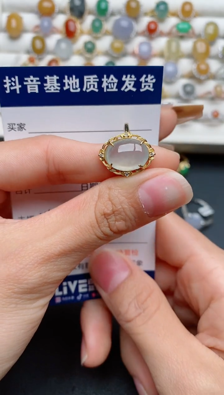 【闪购商品】翡翠戒指银S925镶嵌...........