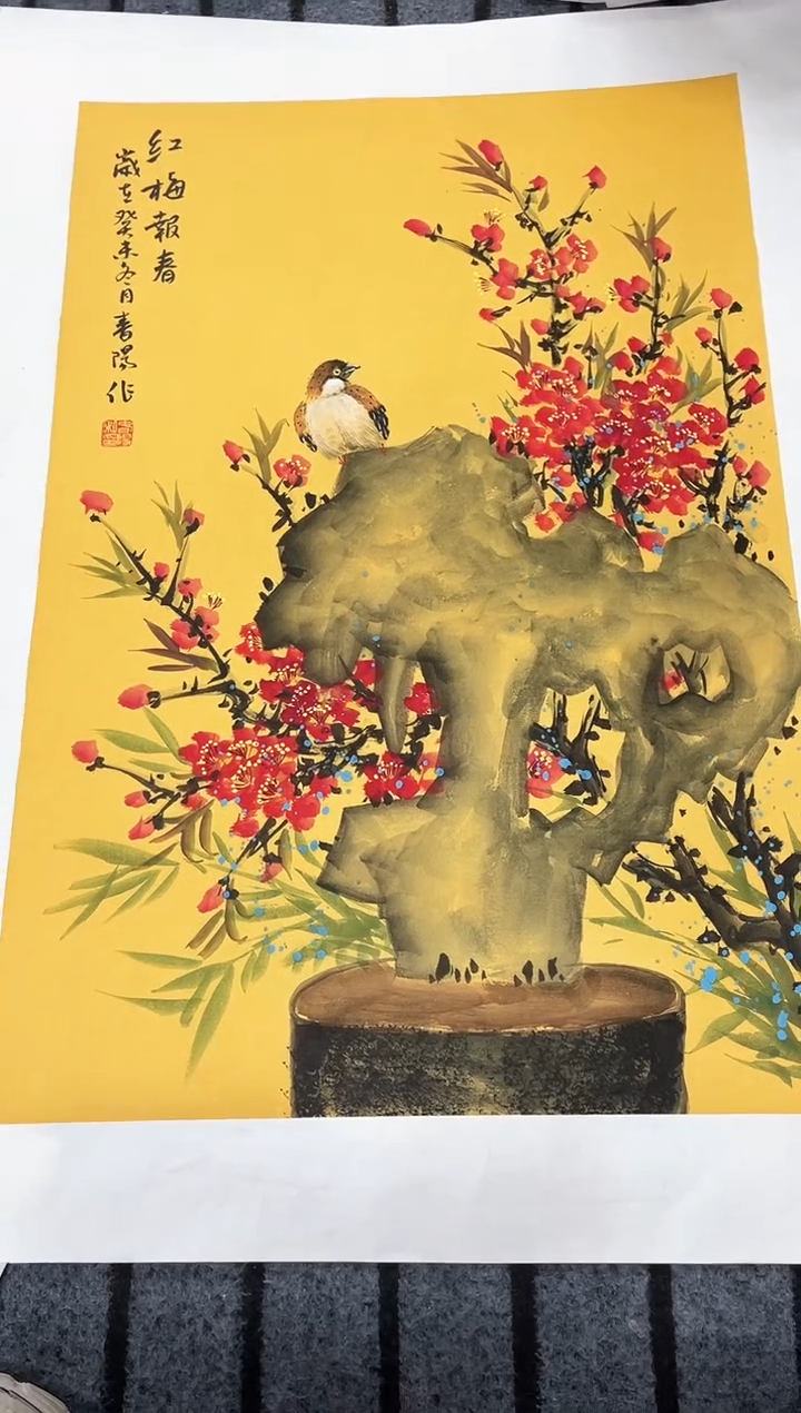 精品国画花鸟作品