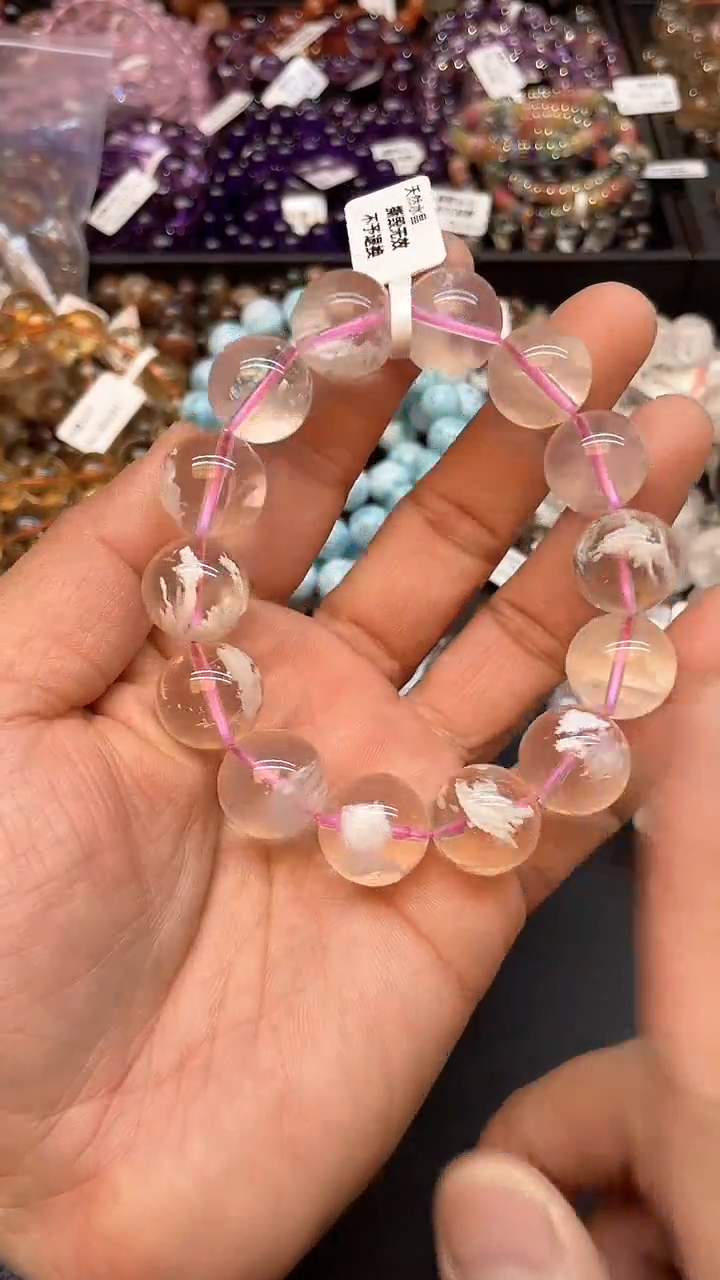 【闪购商品】水晶手链未镶嵌32 雪花幽灵15mm+