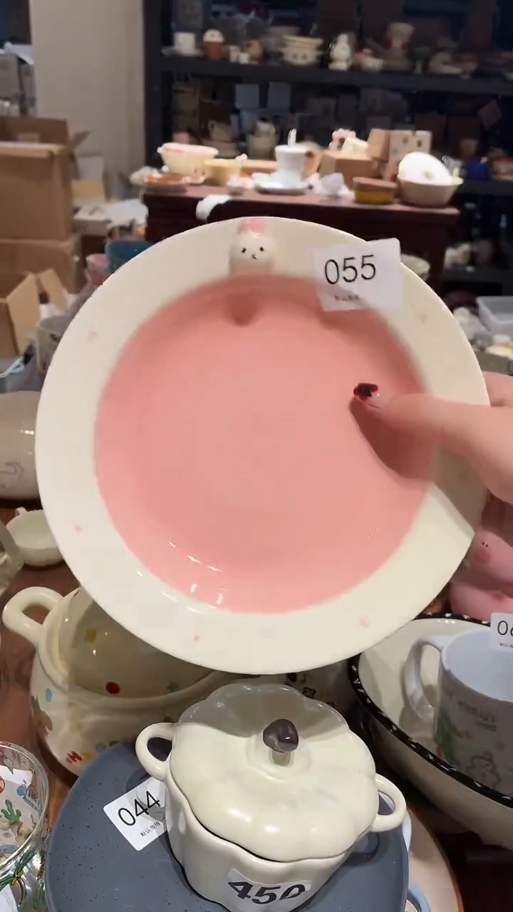 瓷055 米菲兔 盘子 瑕疵