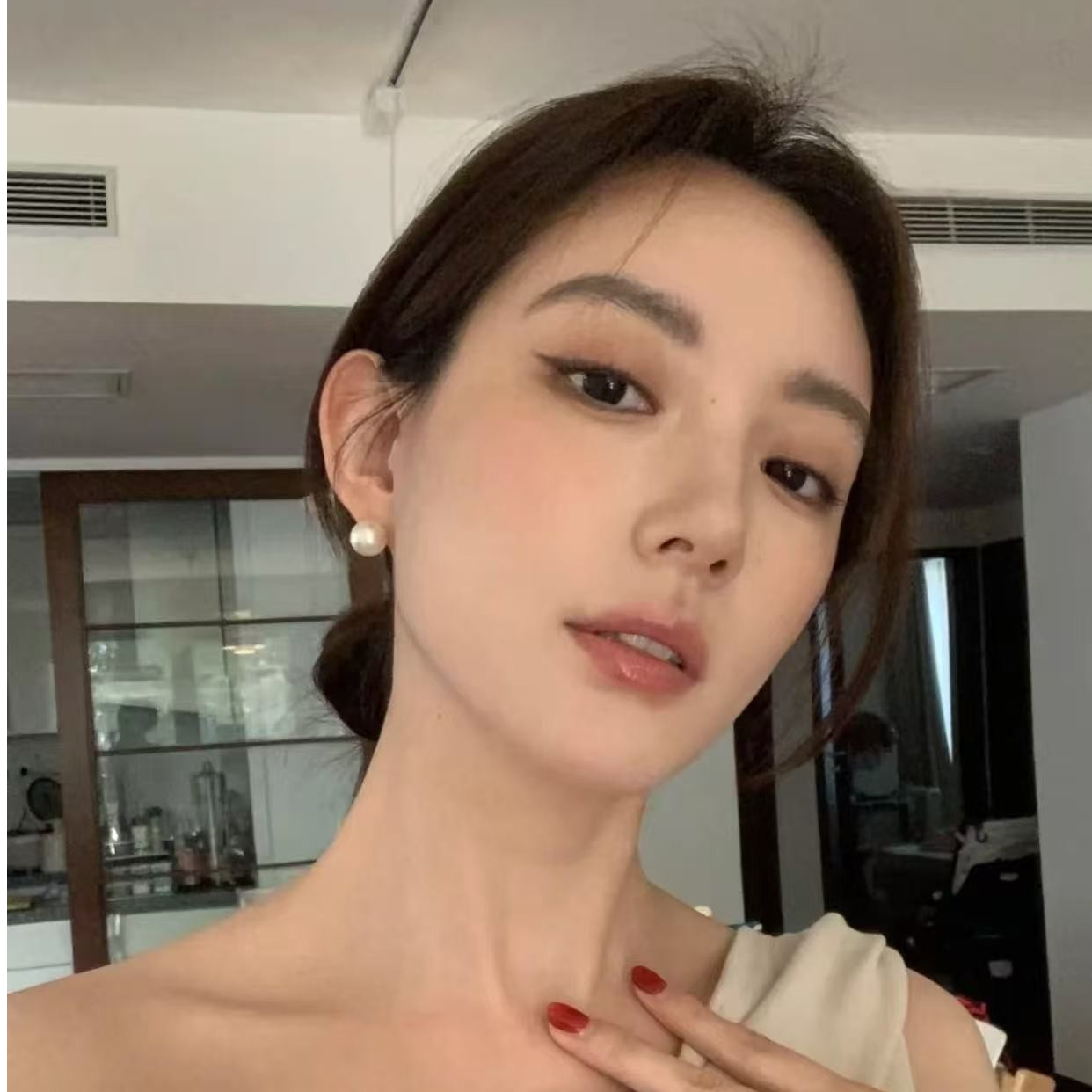 $年底清货 空姐素钉12-13mm 白月光正圆冷白光 简约甜美百搭