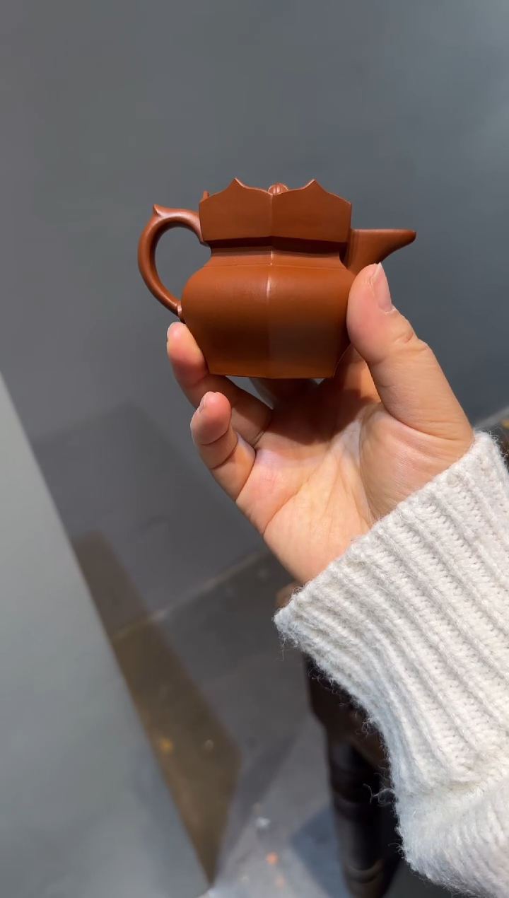 茶壶紫砂茶*朱泥小僧帽 90ml