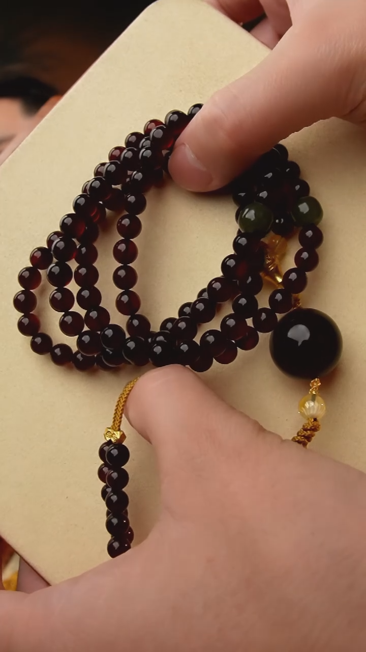 【闪购商品】琥珀颈饰未镶嵌7+翳珀108配21+单珠