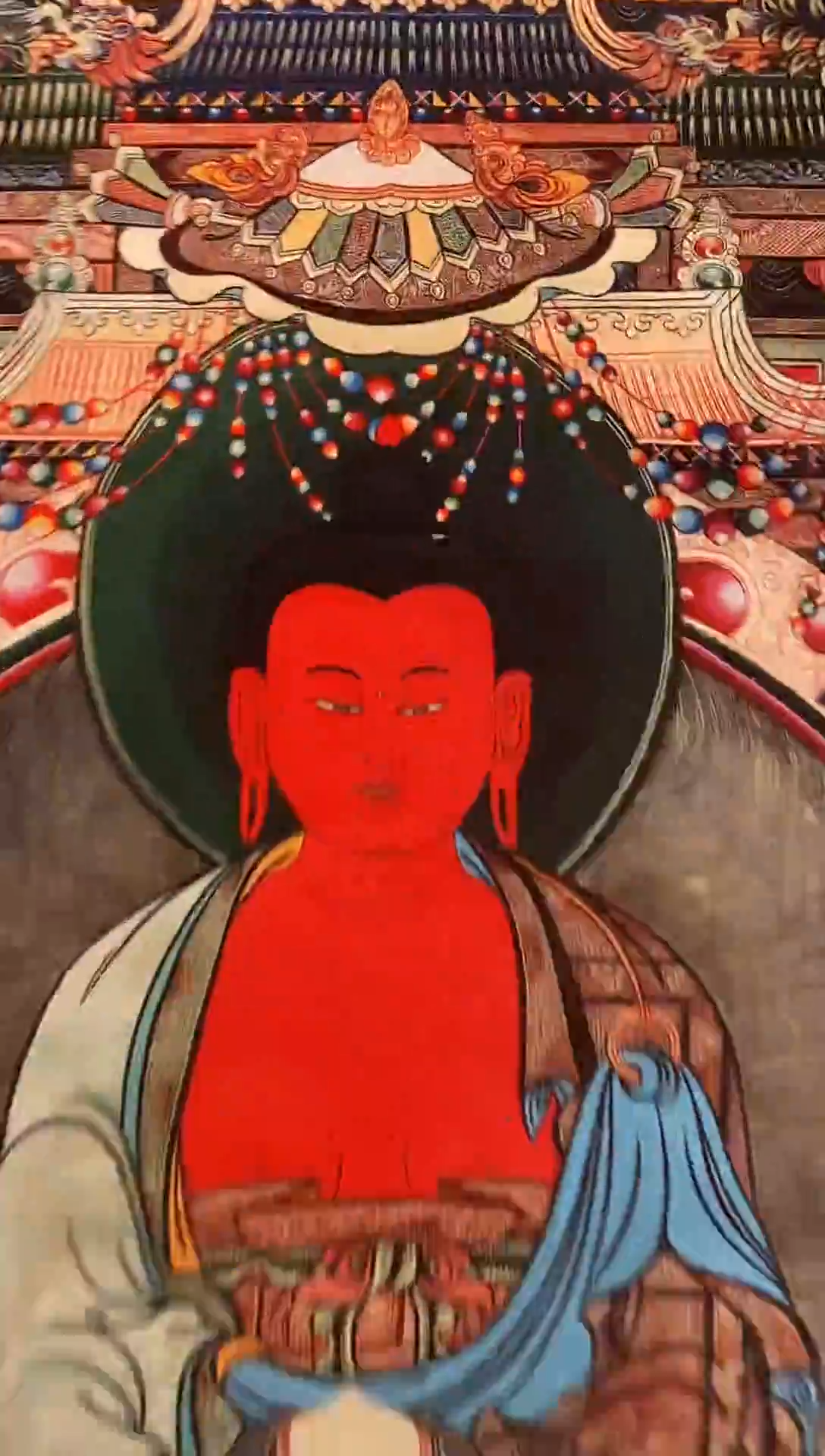 装裱画精美唐卡tk16090