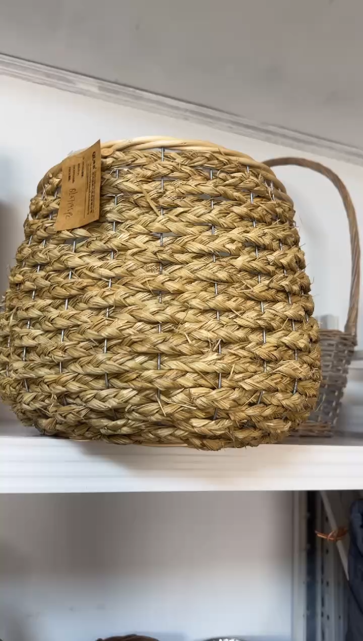 改***…微瑕捡漏海草编织筐