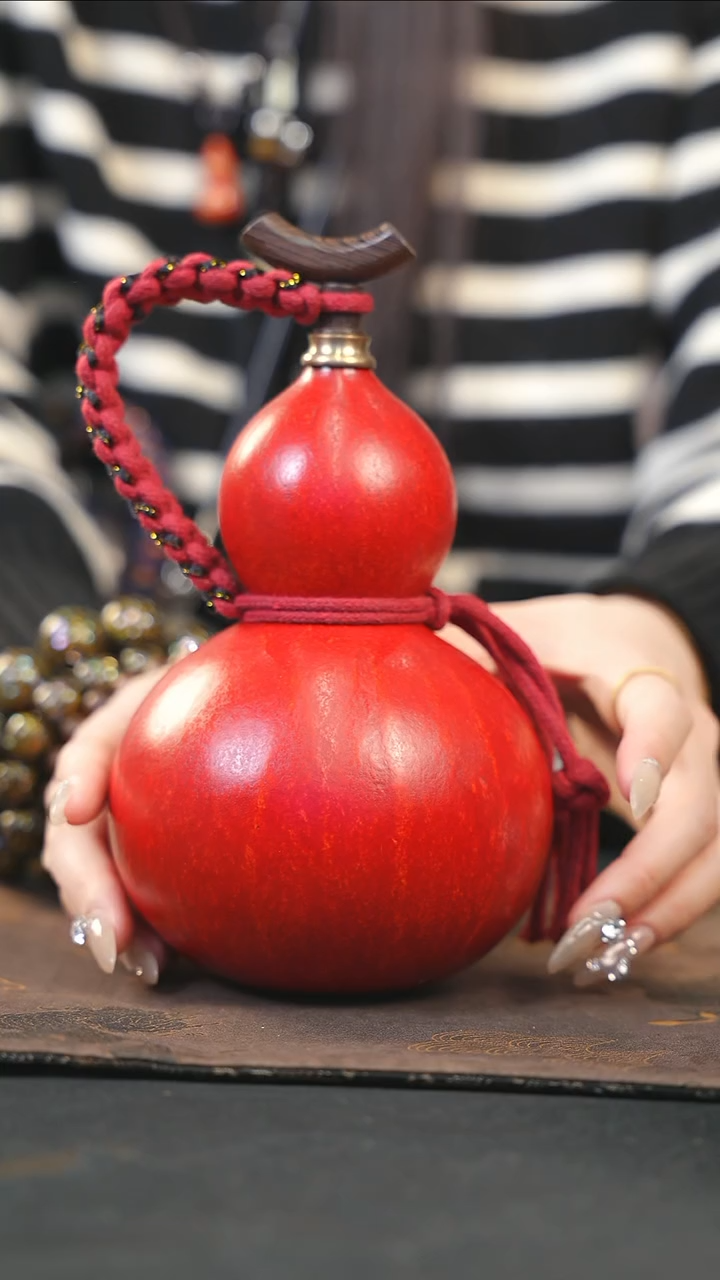 【闪购商品】XE125大漆酒葫芦不包手串及旋转底座