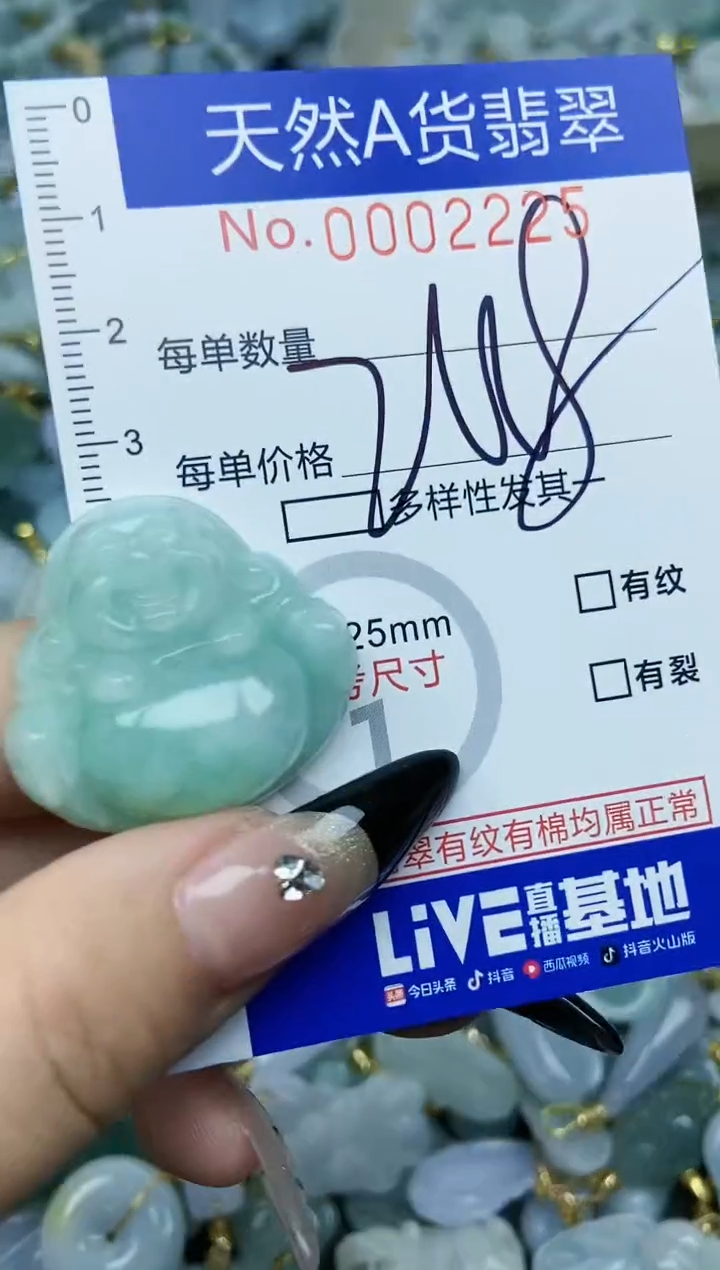 【闪购商品】翡翠颈饰未镶嵌天然A货翡翠