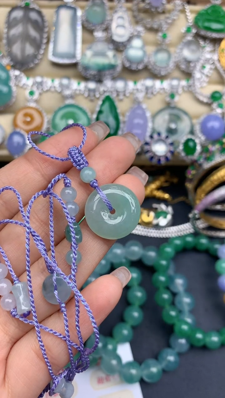 颈饰未镶嵌翡翠80-中国好珍宝