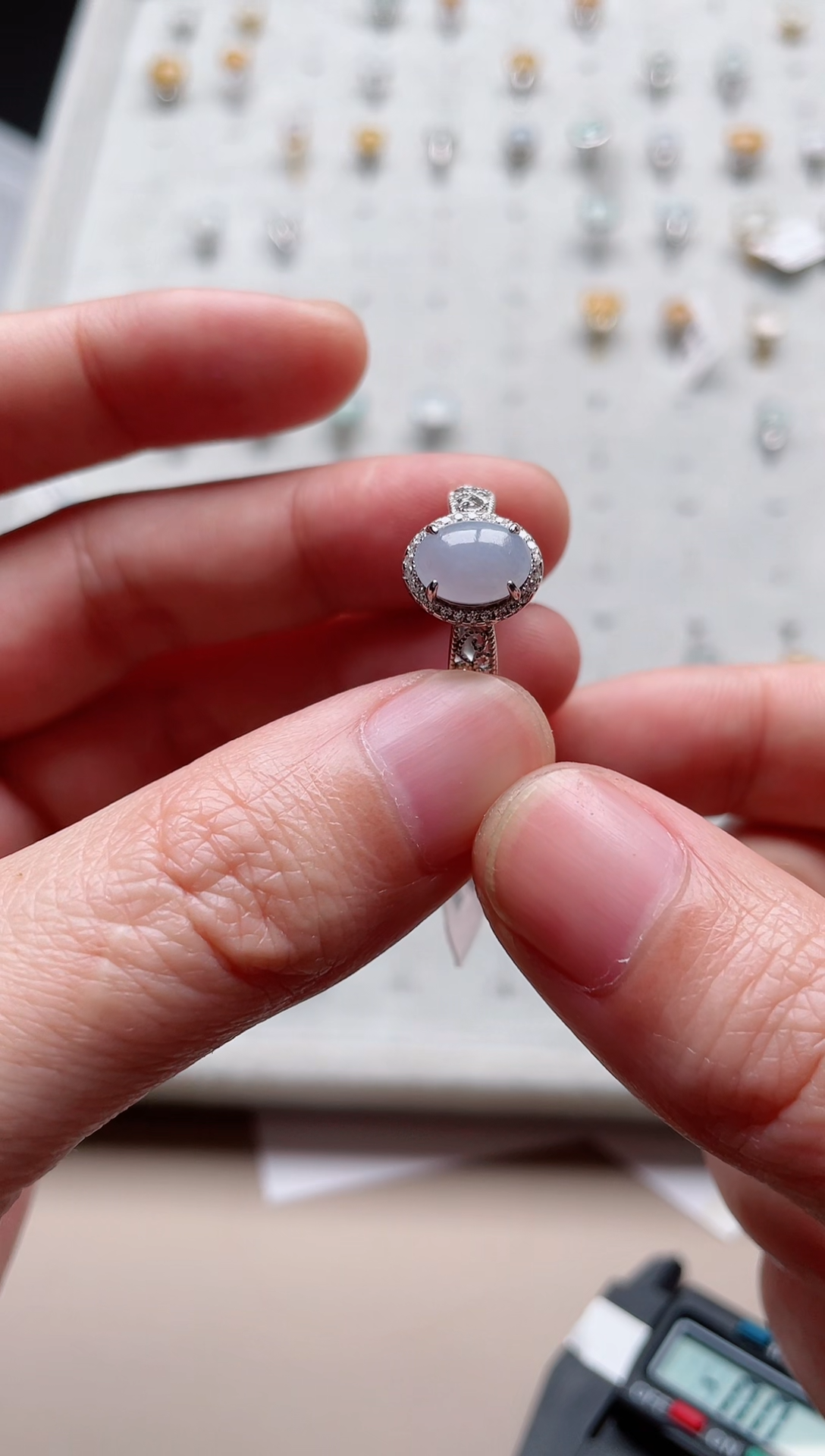 【闪购商品】翡翠戒指银S925镶嵌1000000047