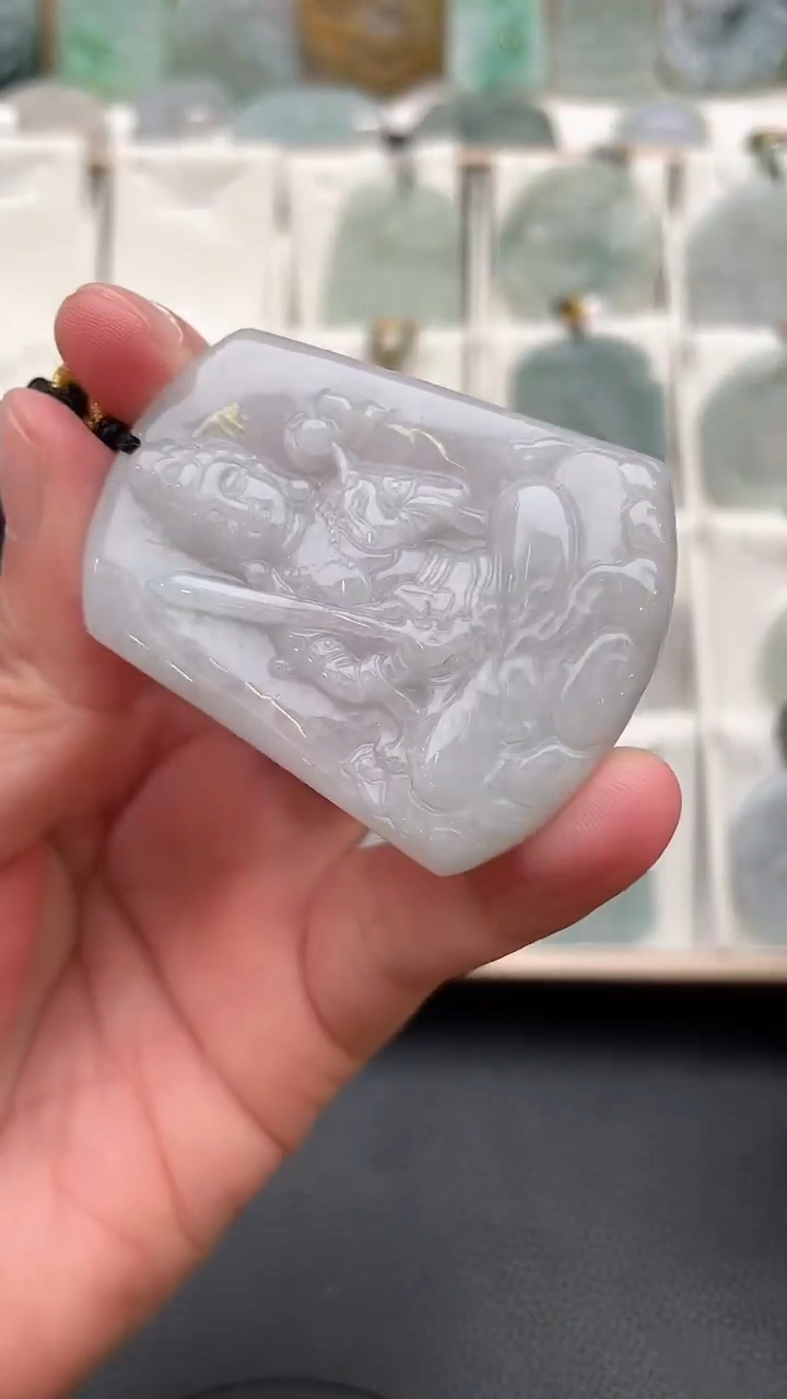 颈饰未镶嵌翡翠天然缅甸翡翠A货365