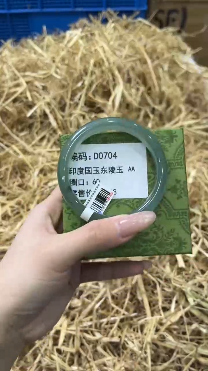 未镶嵌手镯石英质玉D0704