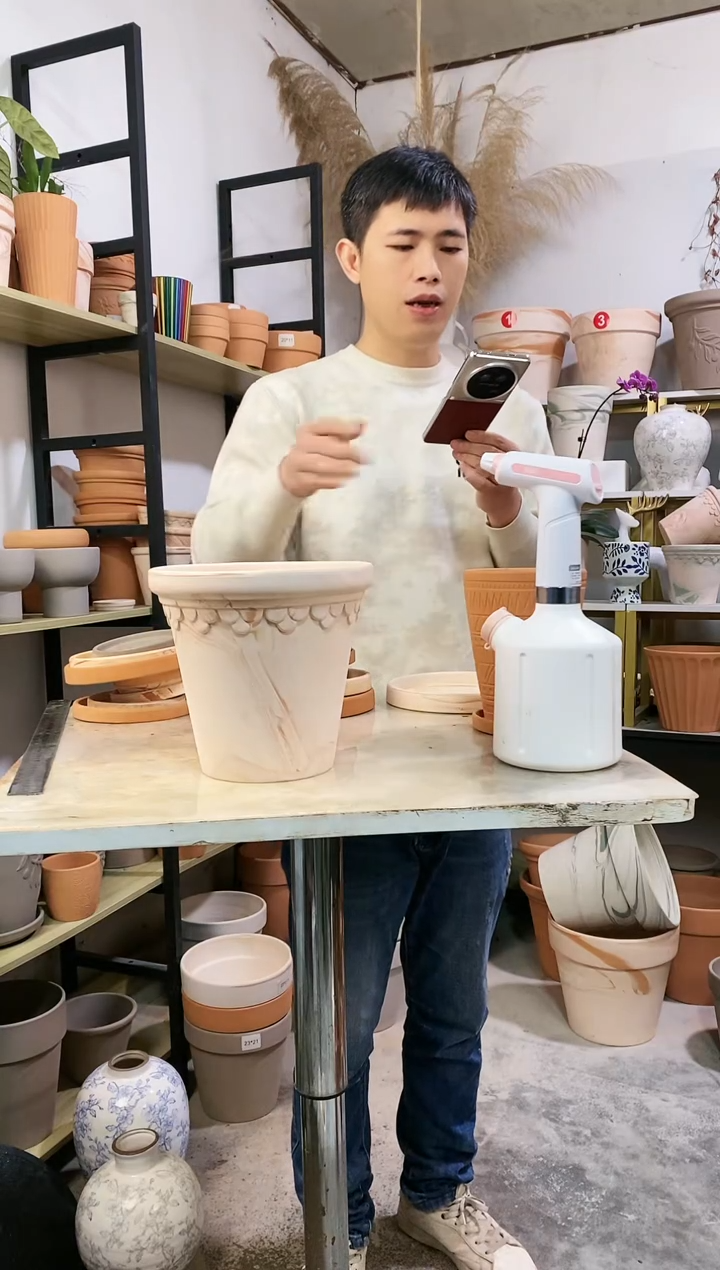 【闪购商品】红陶20*19玛奇朵巴洛克 1盆无托