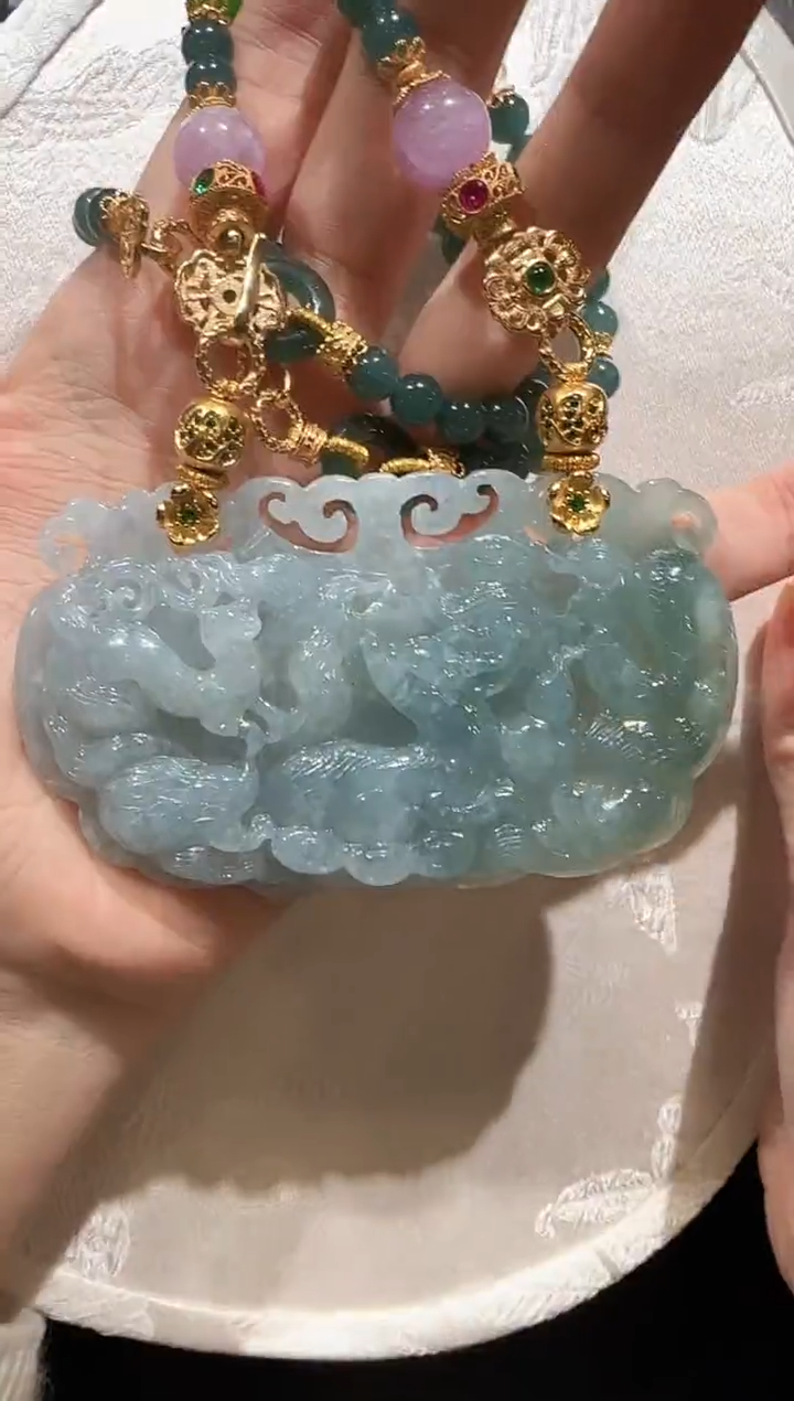 【闪购商品】翡翠颈饰未镶嵌国风