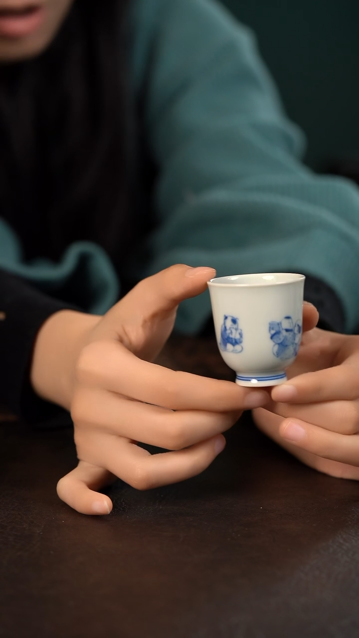 【闪购商品】杯聚澜堂童子书桌小闻香杯