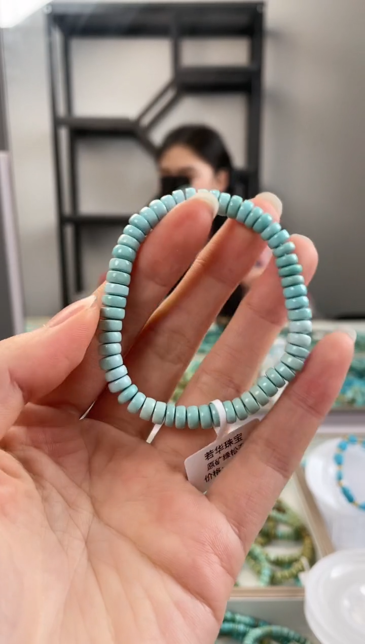 【闪购商品】绿松石珠宝奇石未镶嵌6+mm