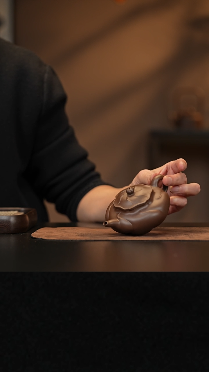 【闪购商品】紫砂茶壶允禾斋wzht 紫泥 风卷葵