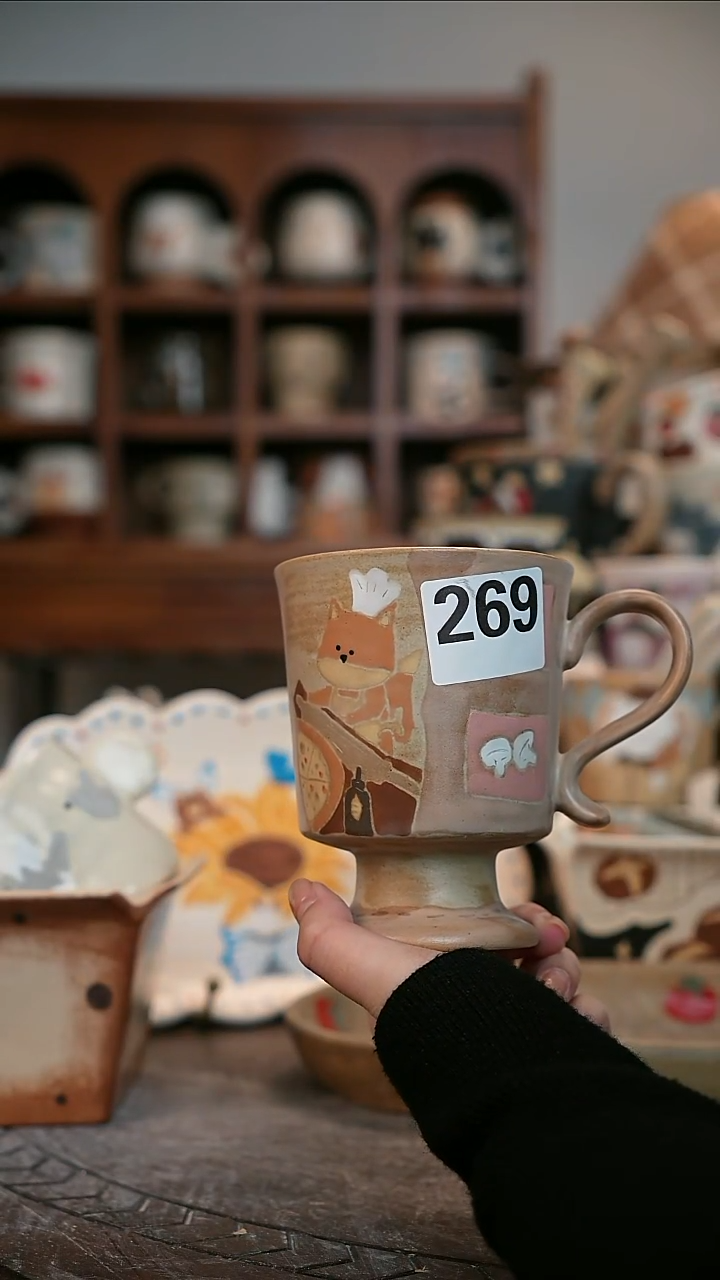 可爱川谷原创陶瓷12.14直播微瑕269