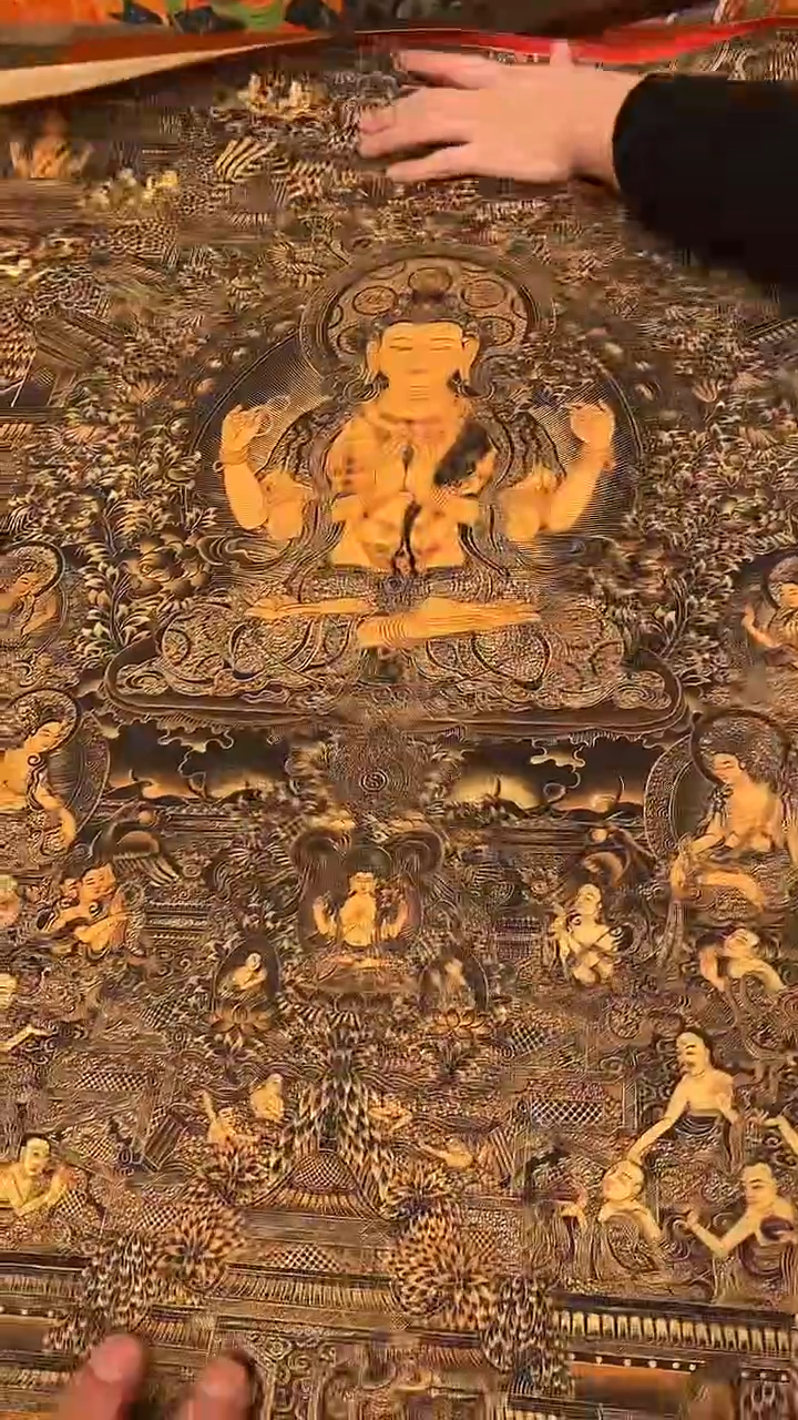 装裱画精美唐卡tk16140
