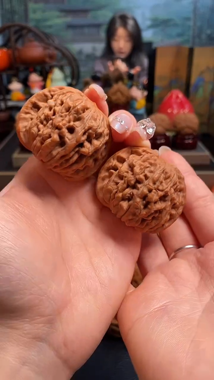 【闪购商品】文玩核桃吊坠F722四座楼47