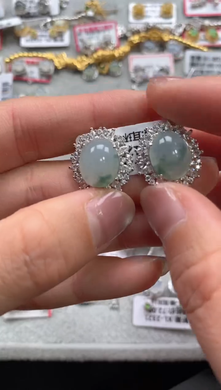 【闪购商品】翡翠戒指银S925镶嵌11111--3