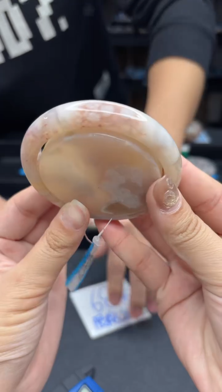 【闪购商品】石英质玉手镯未镶嵌585（58圈赠送镯心）