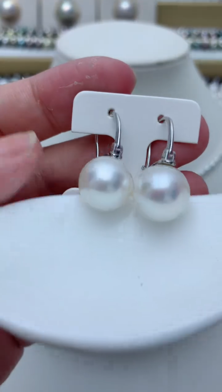 【闪购商品】淡水珍珠耳饰银S925镶嵌q4 