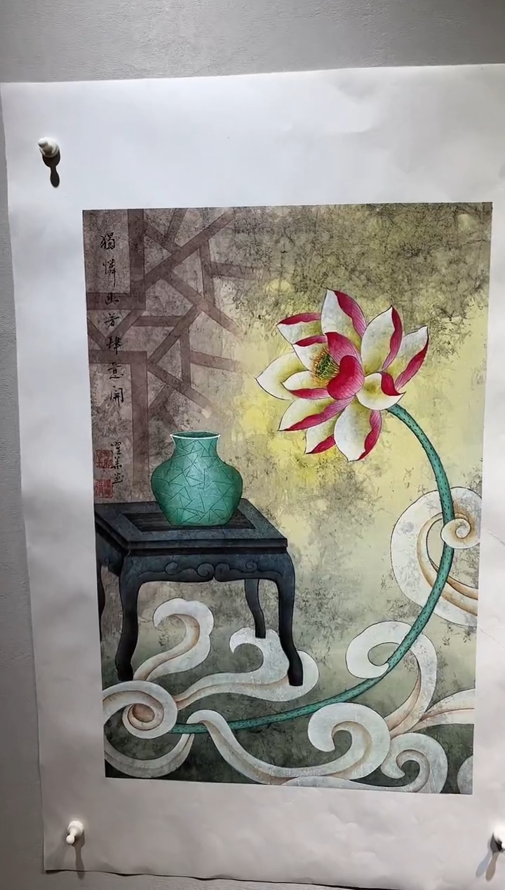 国画国画HN-1101302-张跃华央创美术馆精品定制备案作品