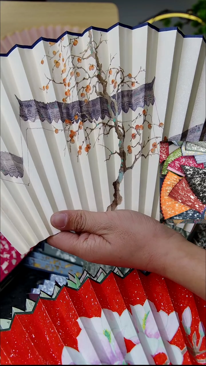 扇子一****角书画扇面  95  16  2.0