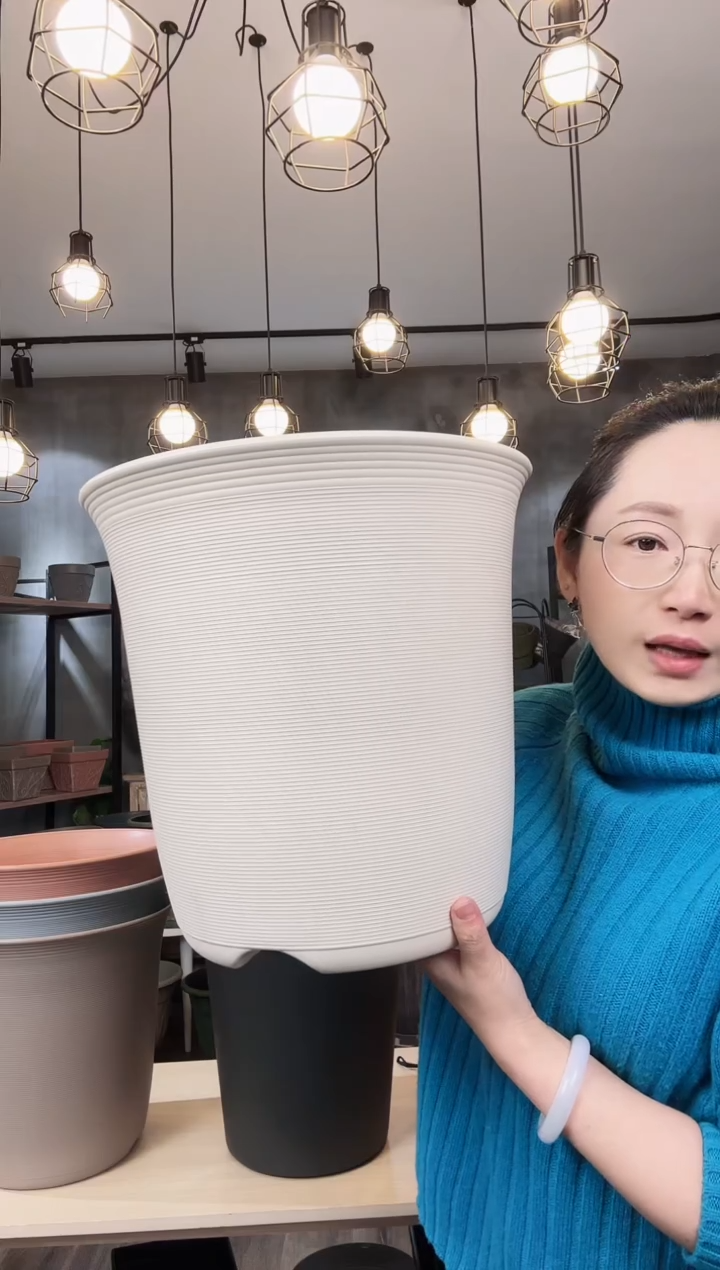 【闪购商品】塑料玲珑订单AW9米白色4只