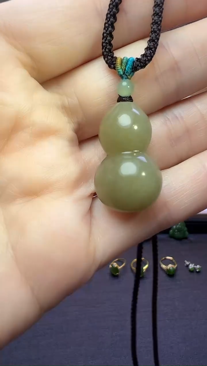 颈饰未镶嵌和田玉20号链接约卡25*16