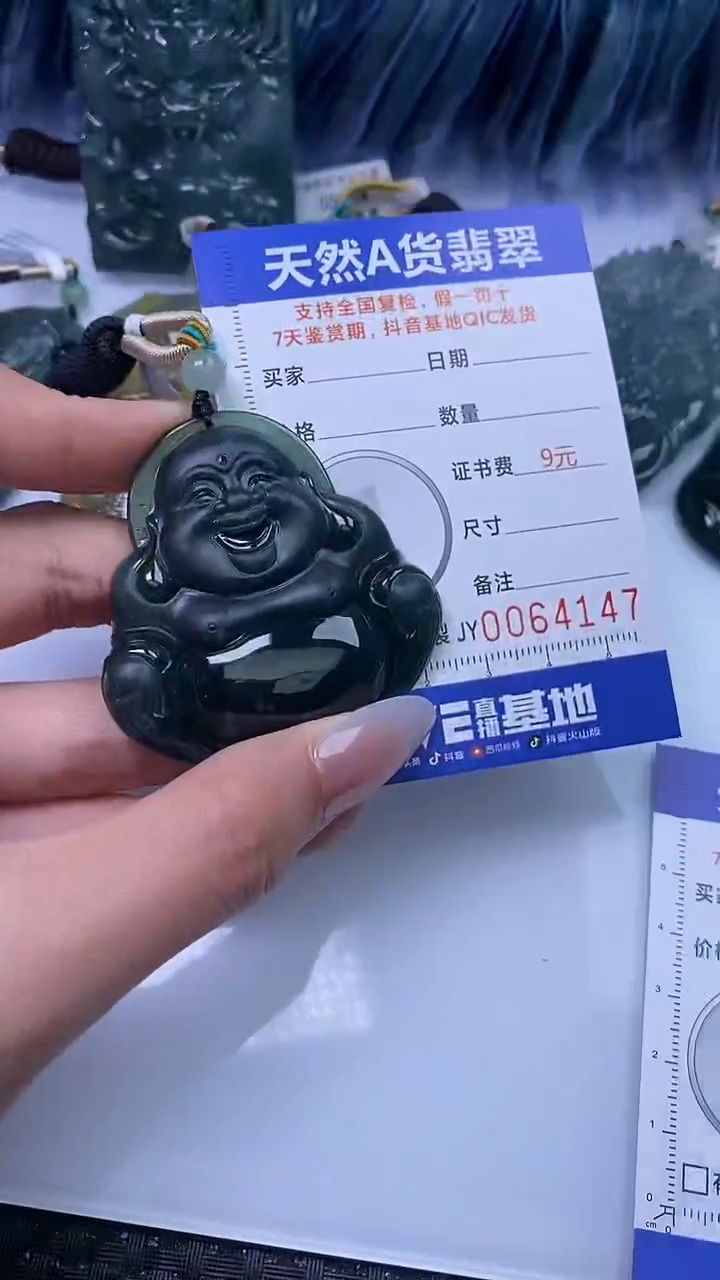 【闪购商品】翡翠颈饰未镶嵌A货翡翠4147