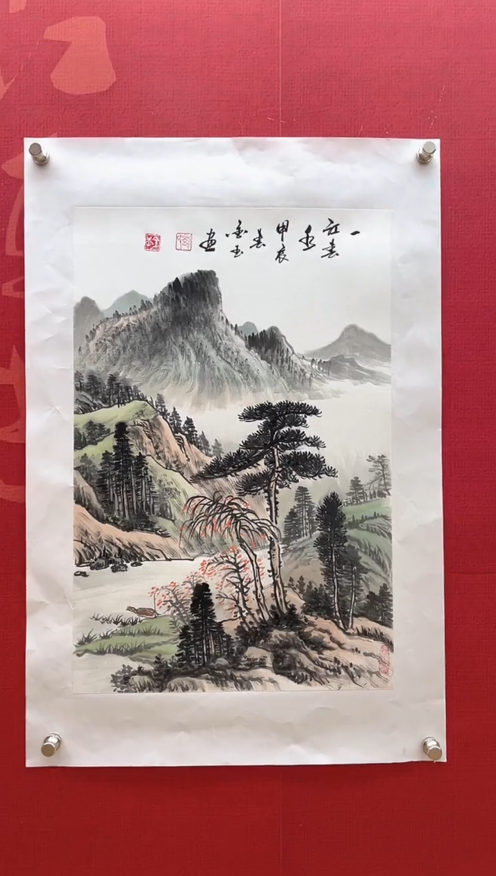 【闪购商品】国画刘金玉教授亲笔手绘国画
