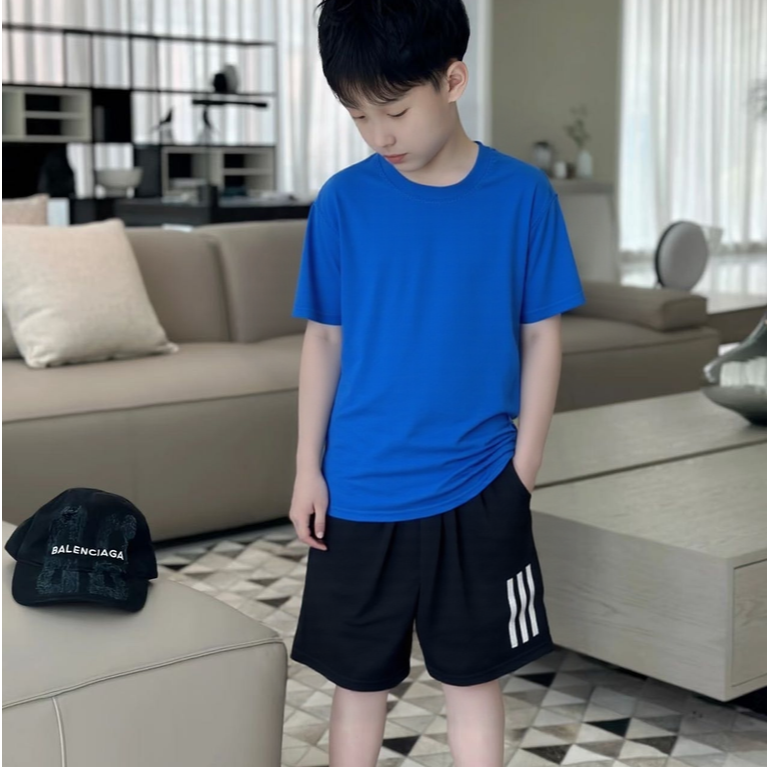 8175高端专享夏款速干短袖套装蓝色