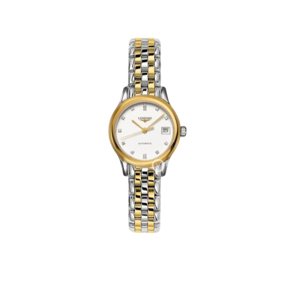99新 Longines/浪琴 浪琴军旗系列26盘钢带款女表L4.274.3.27.7