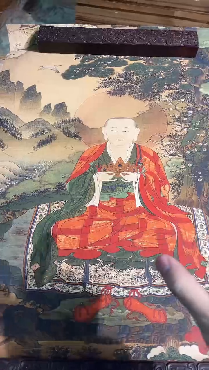 卷轴画路路的唐卡tk160