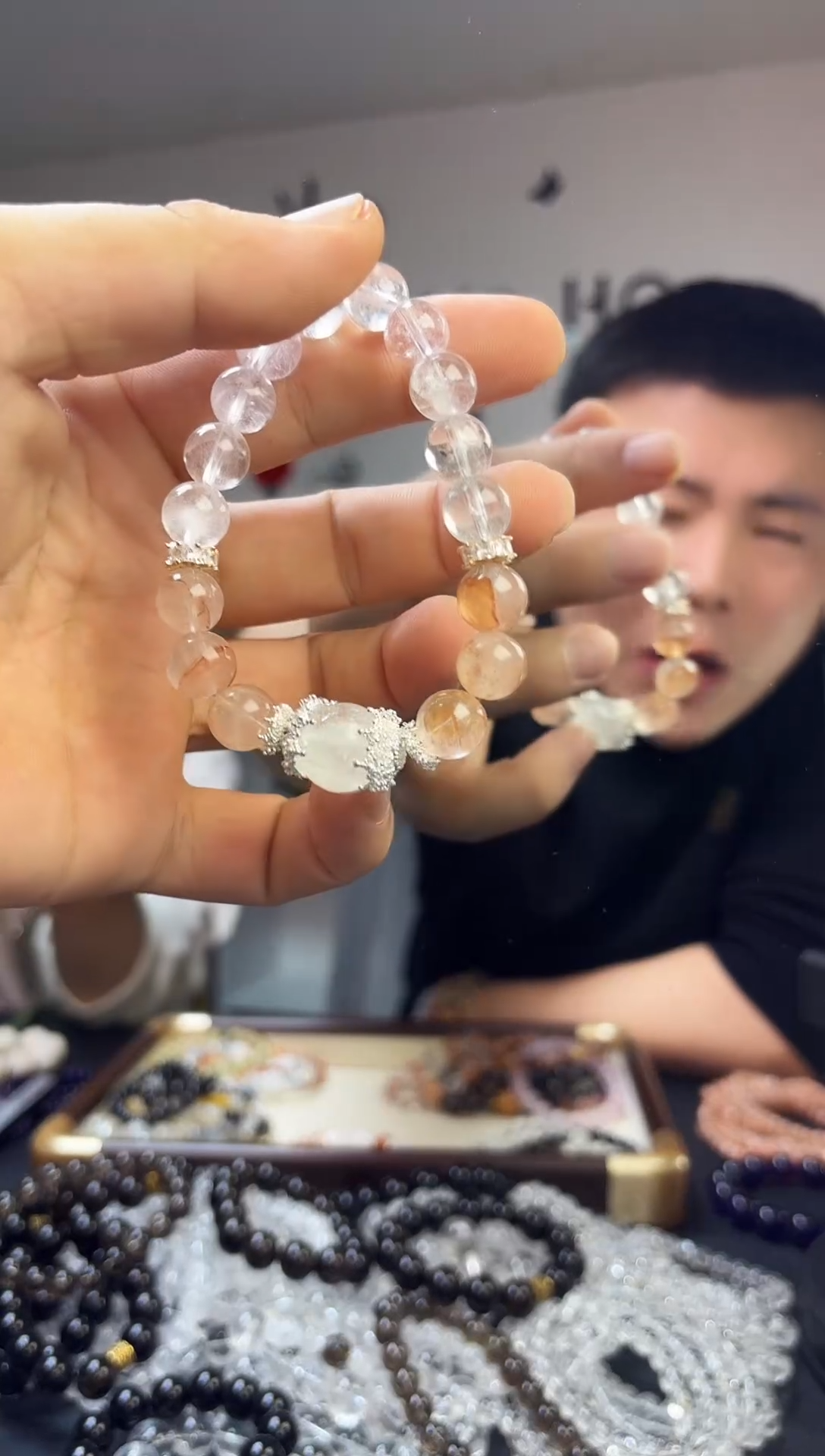 未镶嵌手链水晶手串