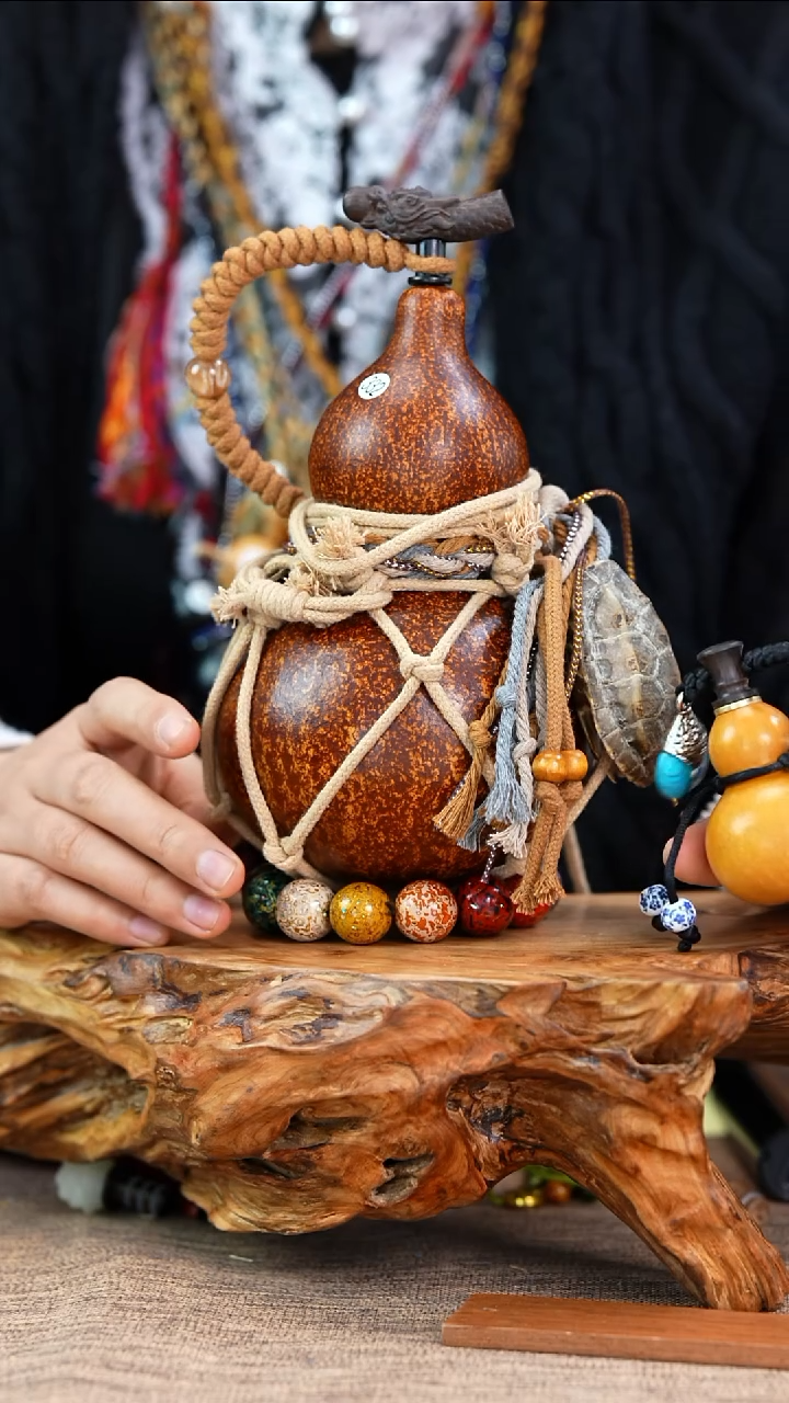 【闪购商品】332—光岳葫天然大漆酒葫芦不含漆珠