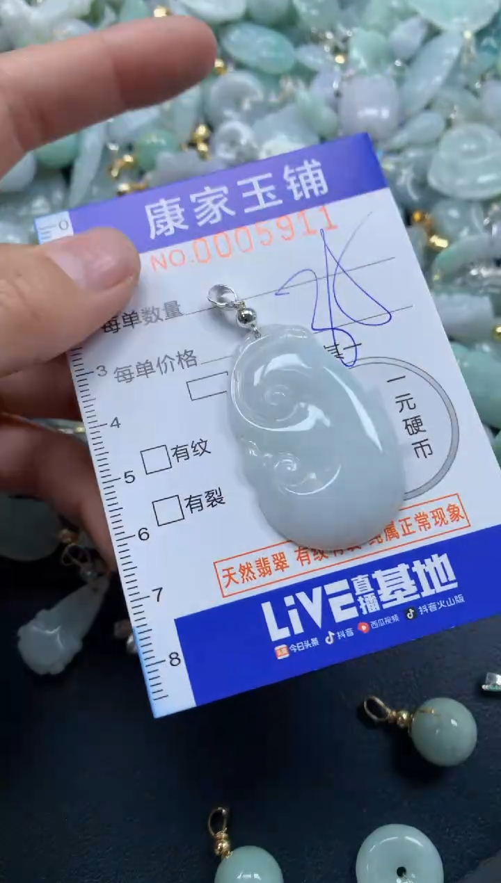 颈饰未镶嵌翡翠5911