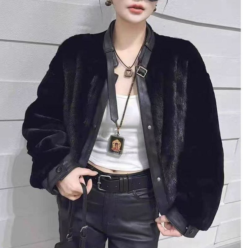 201-400(玖之梦海宁皮草天然皮毛一体样衣孤品捡漏链接女冬季
