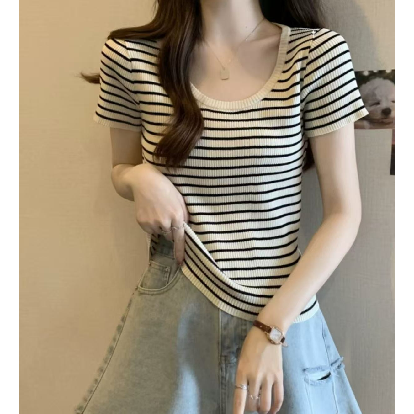 【锐姐优选】[备注编码下单]通用T恤链接夏季百搭短款薄款T恤