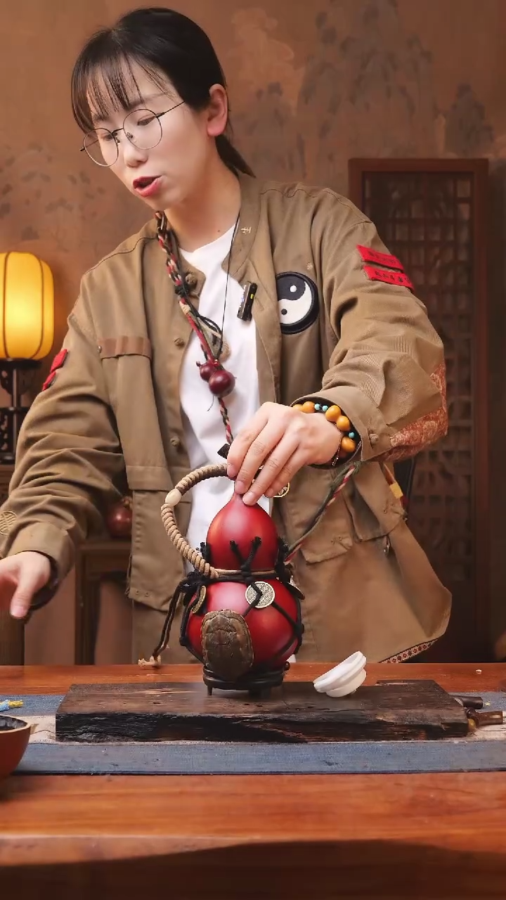 【闪购商品】224号精品大漆葫芦防腐防渗装饮料水茶酒