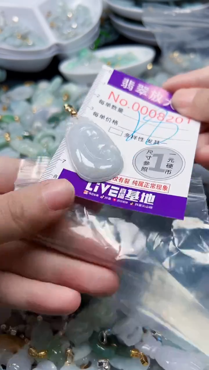 颈饰未镶嵌翡翠8201