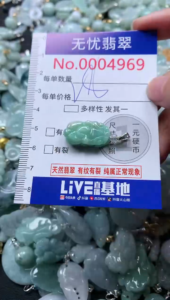 颈饰未镶嵌翡翠4969