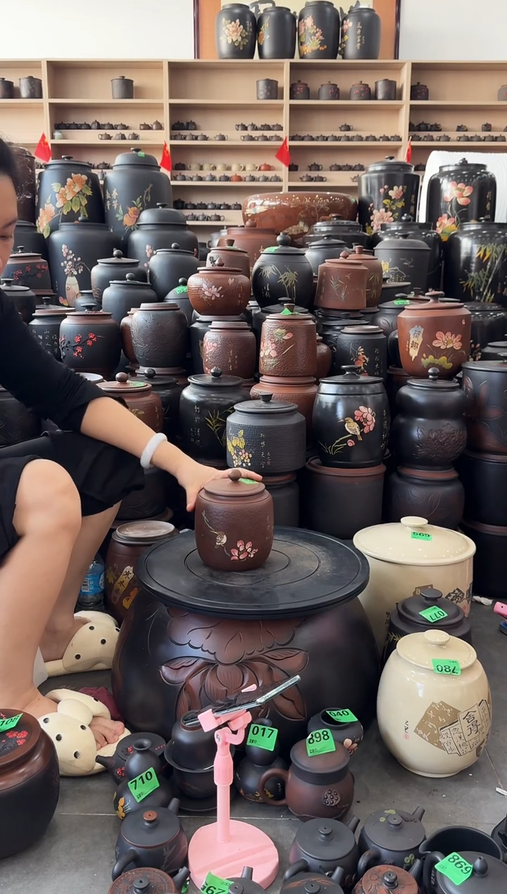 罐瑕疵茶叶罐  100克古铜色 925