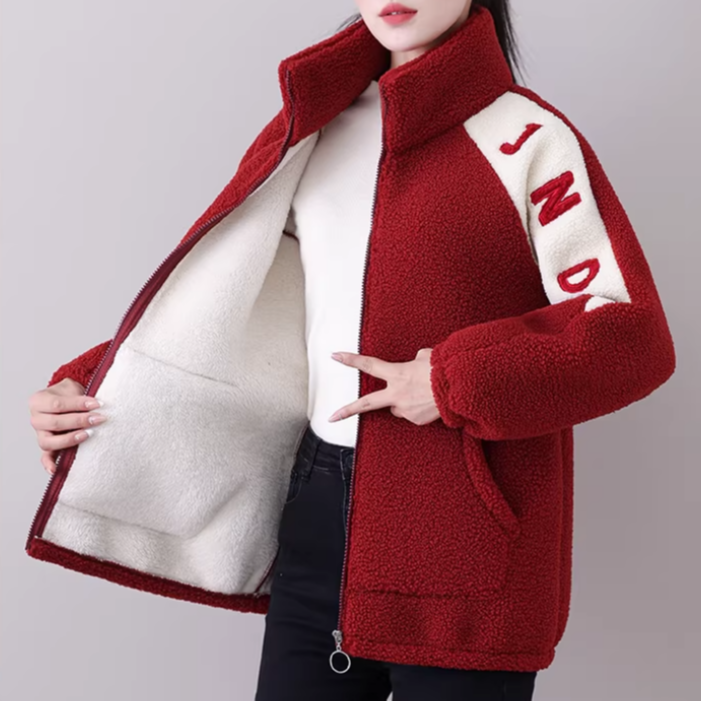 ins短外套保暖秋冬百搭加绒复古女士冬季