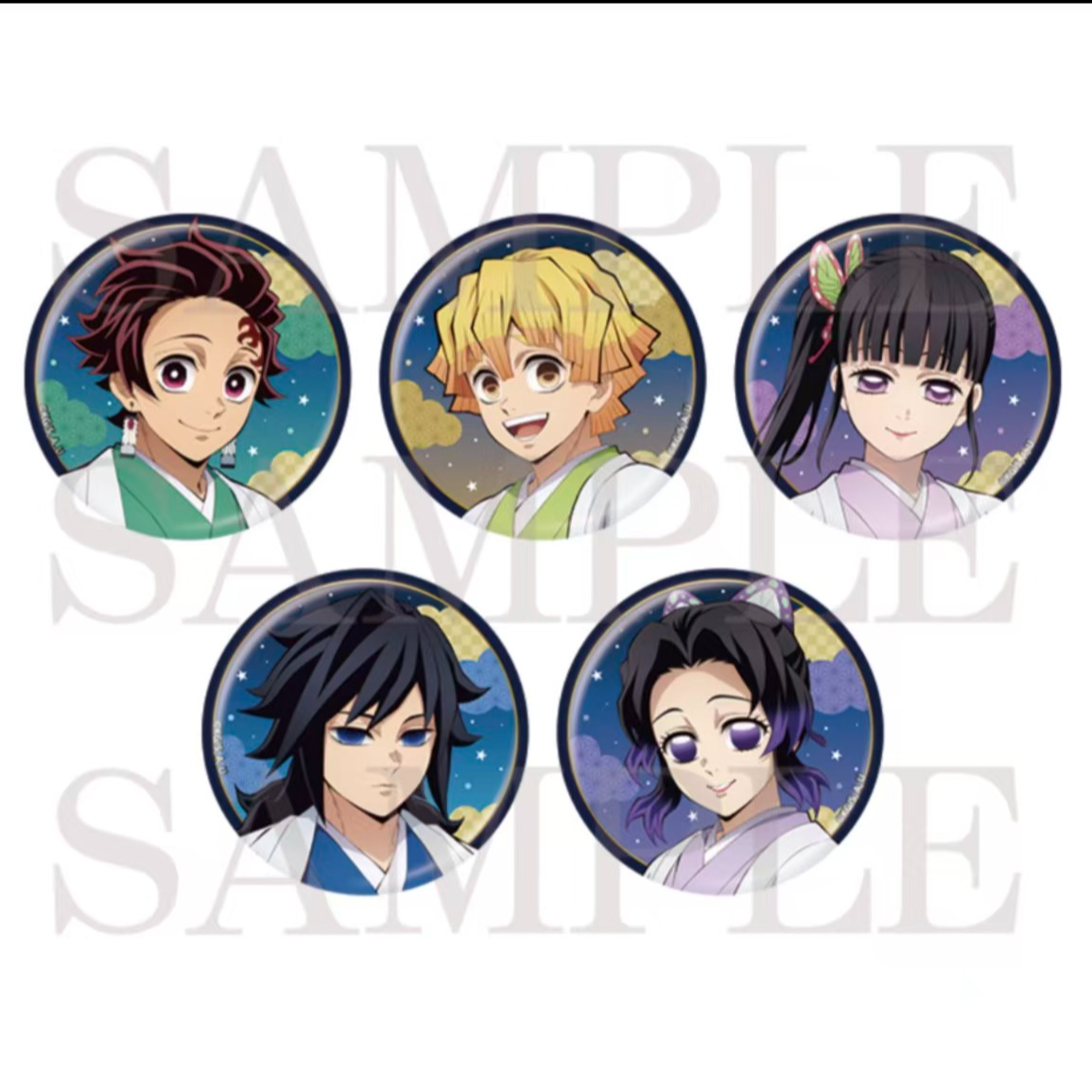 小萌 鬼灭之刃JF2026星空吧唧透卡立牌系列盲盒（默认代拆）