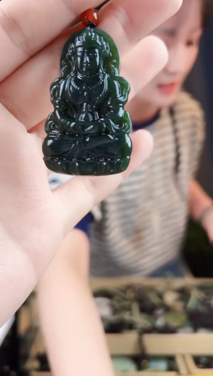 颈饰未镶嵌和田玉拍一发一，多样性发货