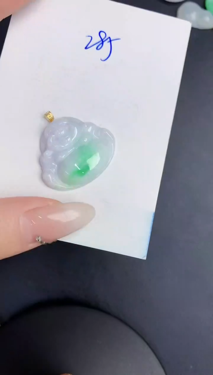 【闪购商品】翡翠颈饰18K金镶嵌00000000000